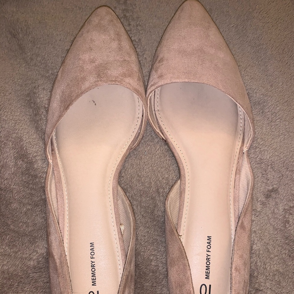 Suede Beige Sandals
